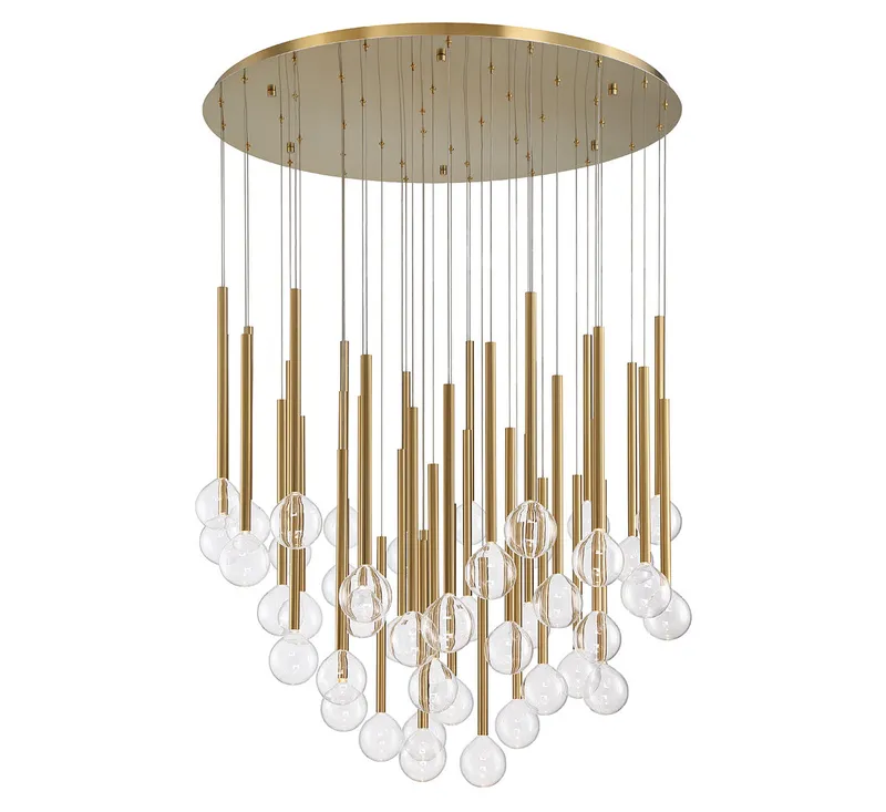 POSITANO 10148-07, 44 Light Round LED Chandelier — Lib&Co. LED Pendant Lights 120.0W 3000K