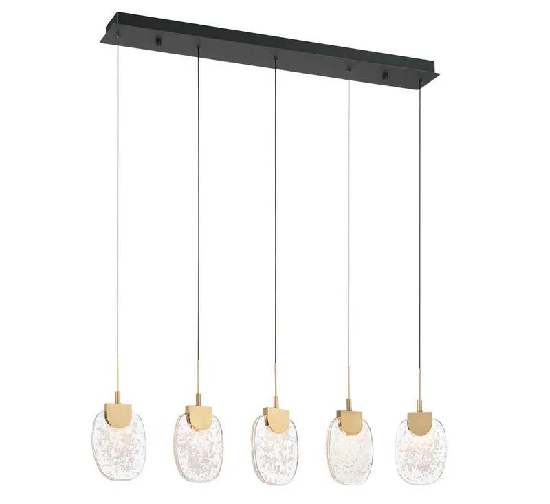 CASTELO 12292-02, 5 Light Linear LED Chandelier — Lib&Co. LED Linear Lights 25.0W 3000K