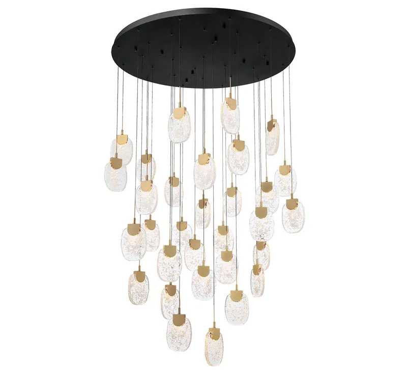CASTELO 12291-02, 31 Light LED Grand Chandelier — Lib&Co. LED Pendant Lights 155.0W 3000K