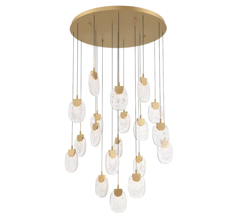 CASTELO 12290-030, 19 Light Round LED Chandelier — Lib&Co. LED Pendant Lights 95.0W 3000K