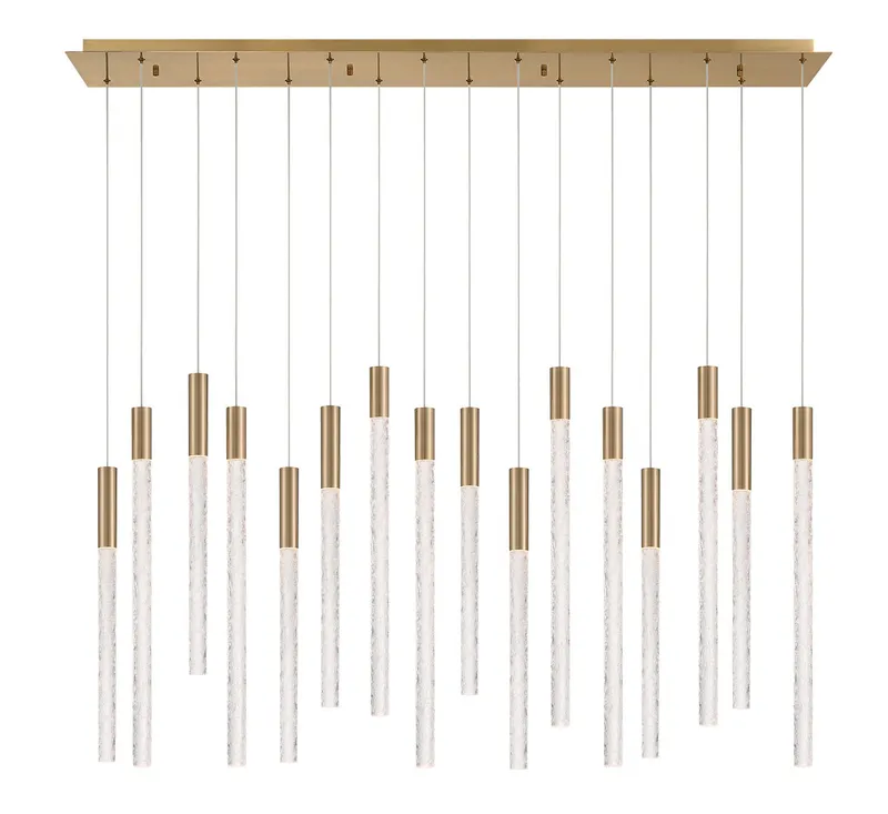 GRAVINA 12276-037, 16 Light Rectangular LED Chandelier — Lib&Co. LED Pendant Lights 48.0W 3000K