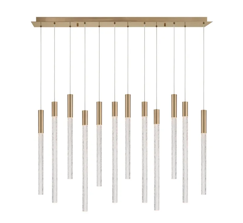 GRAVINA 12275-037, 12 Light Rectangular LED Chandelier — Lib&Co. LED Pendant Lights 36.0W 3000K