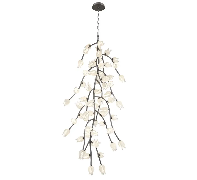 BELLUNO 12087-042, 70 Light LED Grand Chandelier — Lib&Co. LED Pendant Lights 70.0W 3000K