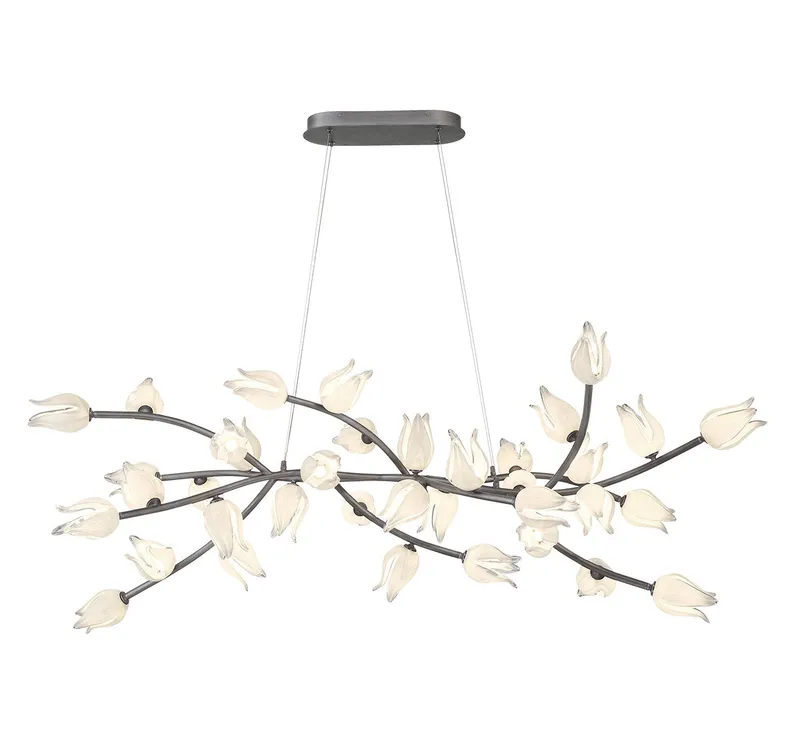 BELLUNO 10116-042, 37 Light Oval LED Chandelier — Lib&Co. LED Pendant Lights 37.0W 3000K