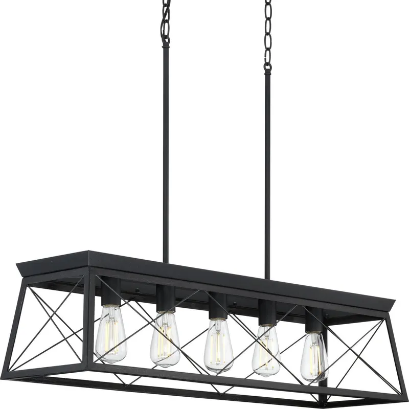 Briarwood Collection Five-Light Linear Chandelier — Progress Lighting LED Linear Lights  