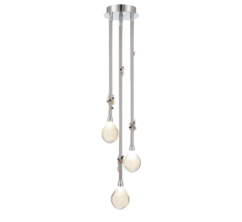 BELLISSIMA 12064-01, 3 Light LED Pendant — Lib&Co. LED Pendant Lights 8.0W 3000K