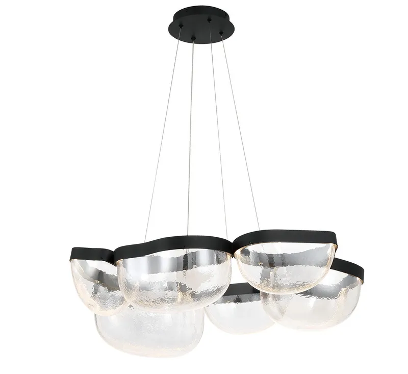 AVEAH 12237-08, 6 Light LED Chandelier — Lib&Co. LED Pendant Lights 65.0W 3500K