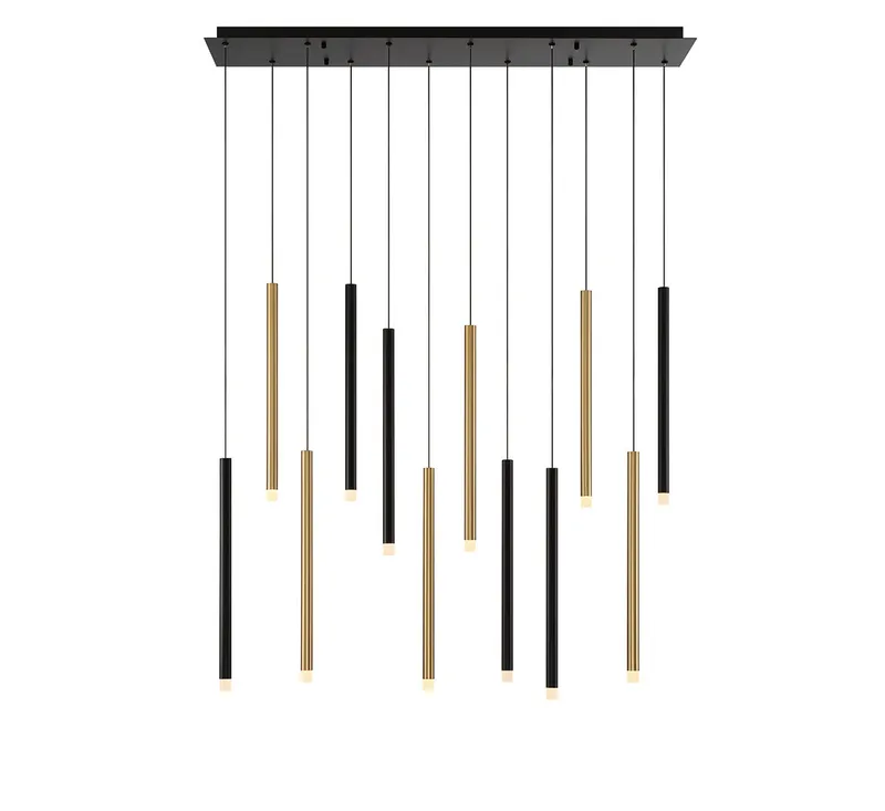 AMALFI 10149-023, 12 Light Linear LED Chandelier — Lib&Co. LED Linear Lights 33.0W 3000K