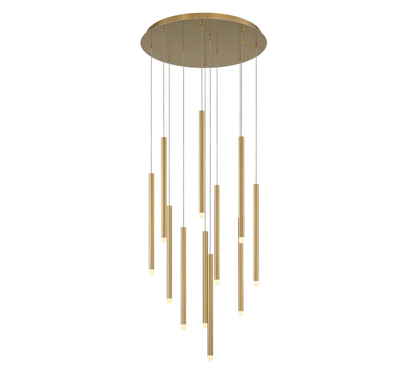 AMALFI 10143-07, 11 Light Round LED Chandelier — Lib&Co. LED Pendant Lights 30.0W 3000K
