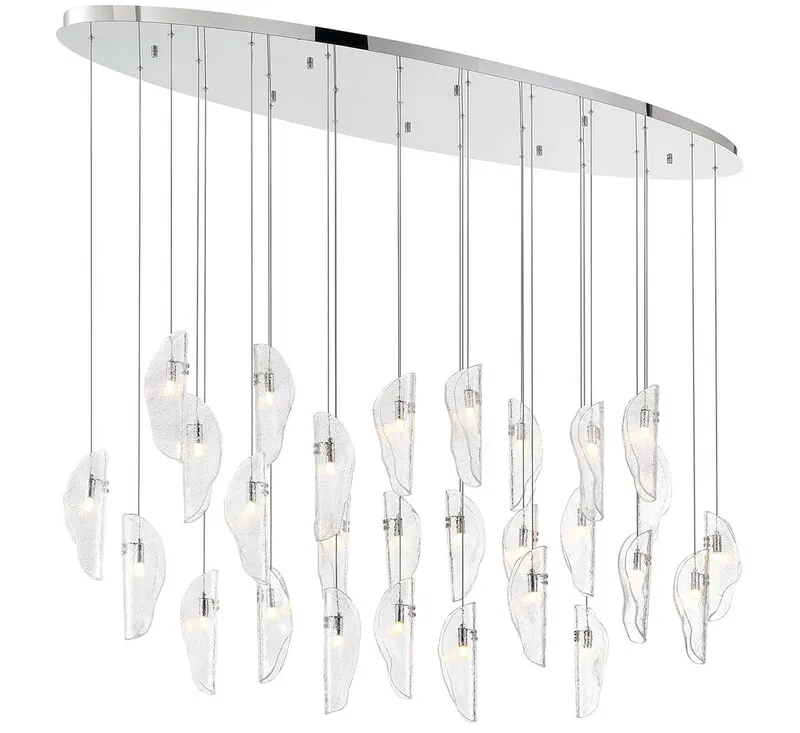 SORRENTO 12221-017-01, 28 Light Oval LED Chandelier — Lib&Co. LED Pendant Lights 3.0W 3000K