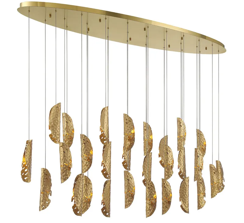 SORRENTO 12221-020-07, 28 Light Oval LED Chandelier — Lib&Co. LED Pendant Lights 3.0W 3000K