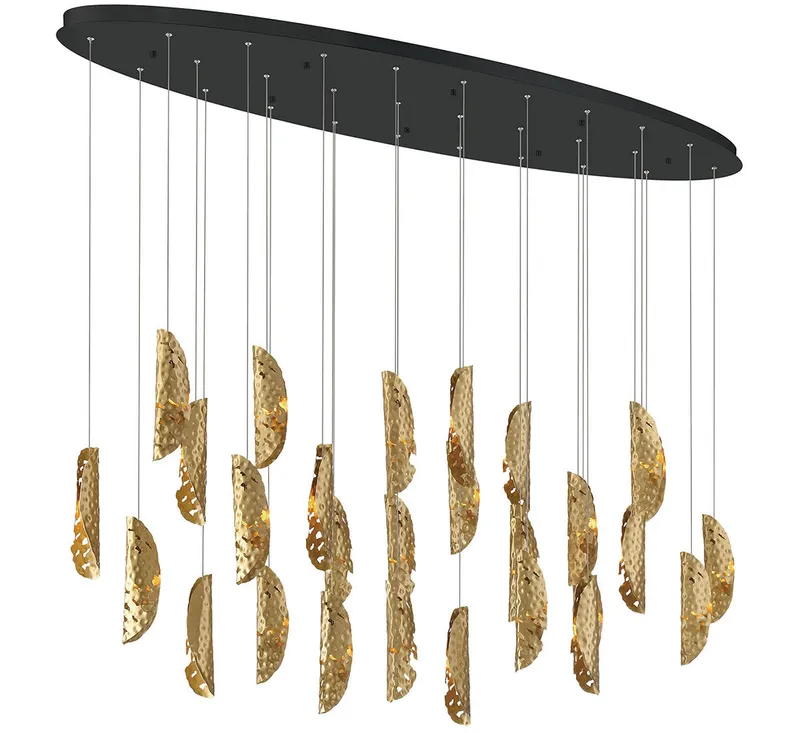 SORRENTO 12221-020-02, 28 Light Oval LED Chandelier — Lib&Co. LED Pendant Lights 3.0W 3000K