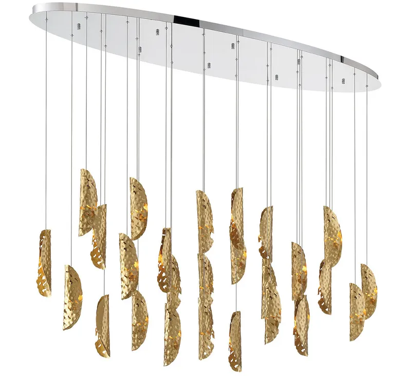 SORRENTO 12221-020-01, 28 Light Oval LED Chandelier — Lib&Co. LED Pendant Lights 3.0W 3000K