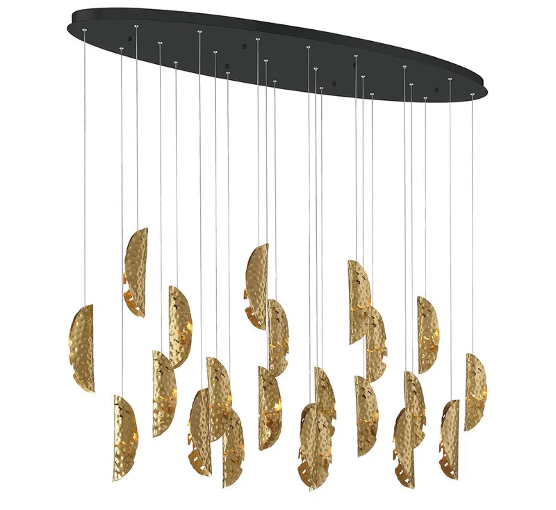 SORRENTO 12220-020-02, 22 Light Oval LED Chandelier — Lib&Co. LED Pendant Lights 3.0W 3000K