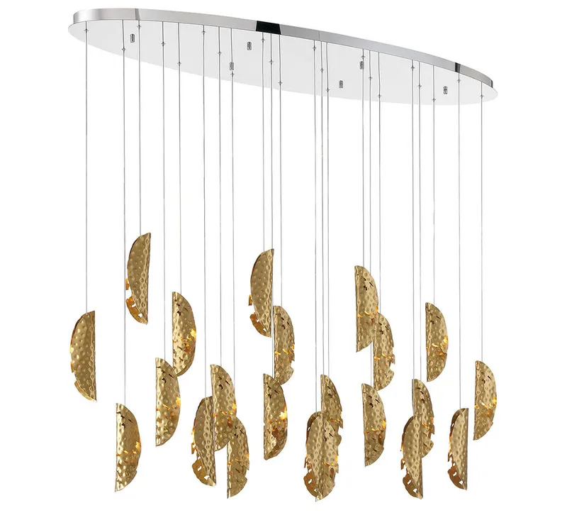 SORRENTO 12220-020-01, 22 Light Oval LED Chandelier — Lib&Co. LED Pendant Lights 3.0W 3000K