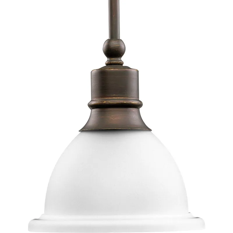 Madison Collection One-Light Etched Glass Mini-Pendant Light — Progress Lighting LED Landscape Lights  