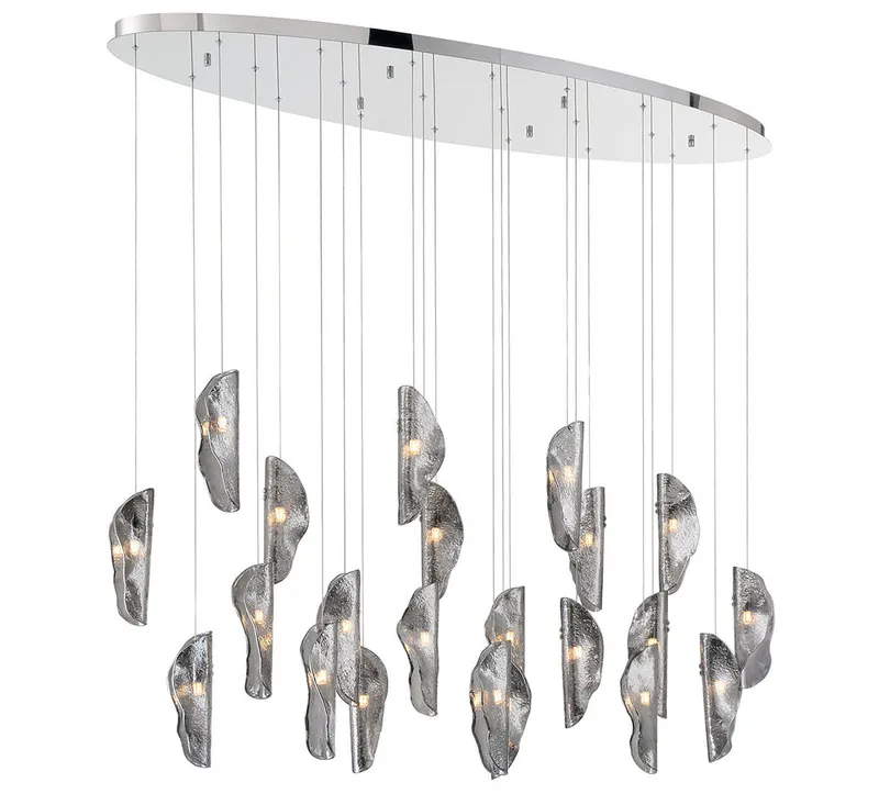 SORRENTO 12220-019-01, 22 Light Oval LED Chandelier — Lib&Co. LED Pendant Lights 3.0W 3000K