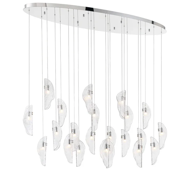 SORRENTO 12220-017-01, 22 Light Oval LED Chandelier — Lib&Co. LED Pendant Lights 3.0W 3000K