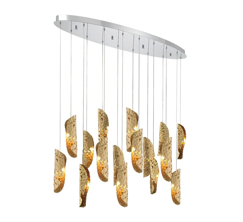 SORRENTO 10172-020-01, 16 Light Oval LED Chandelier — Lib&Co. LED Pendant Lights 3.0W 3000K