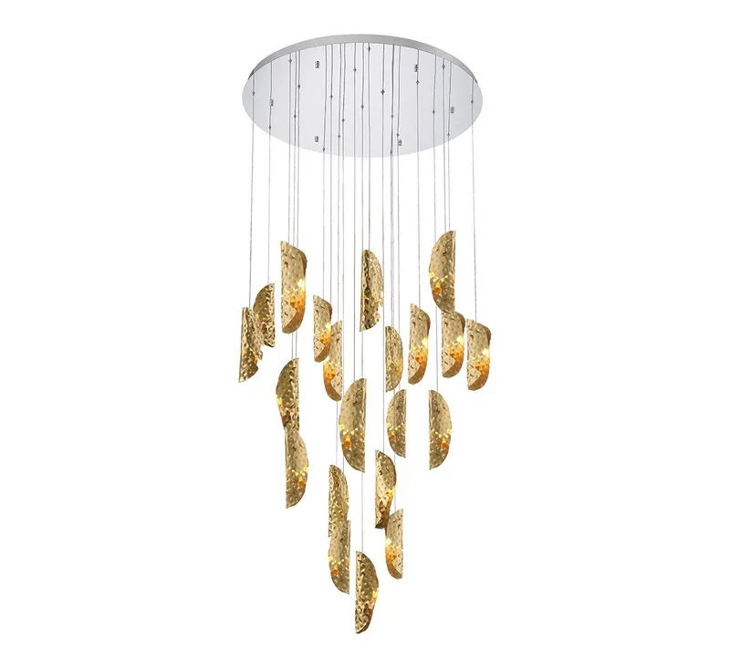 SORRENTO 10167-020-01, 21 Light Round LED Chandelier — Lib&Co. LED Pendant Lights 3.0W 3000K