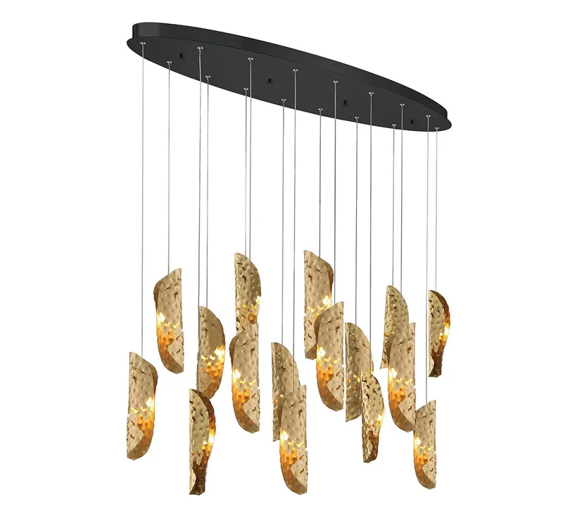 SORRENTO 10172-020-02, 16 Light Oval LED Chandelier — Lib&Co. LED Pendant Lights 3.0W 3000K