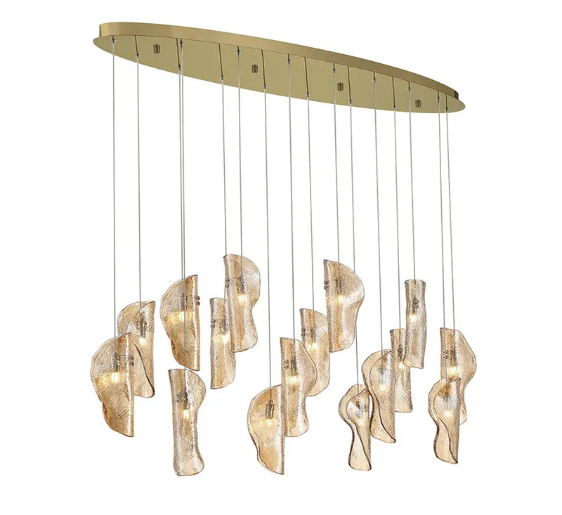 SORRENTO 10172-018-07, 16 Light Oval LED Chandelier — Lib&Co. LED Pendant Lights 3.0W 3000K