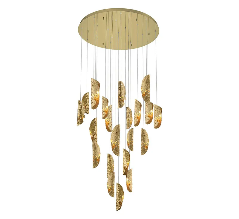 SORRENTO 10167-020-07, 21 Light Round LED Chandelier — Lib&Co. LED Pendant Lights 3.0W 3000K