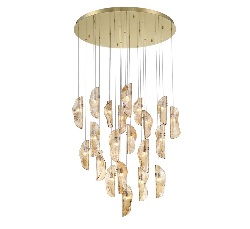 SORRENTO 10167-018-07, 21 Light Round LED Chandelier — Lib&Co. LED Pendant Lights 3.0W 3000K