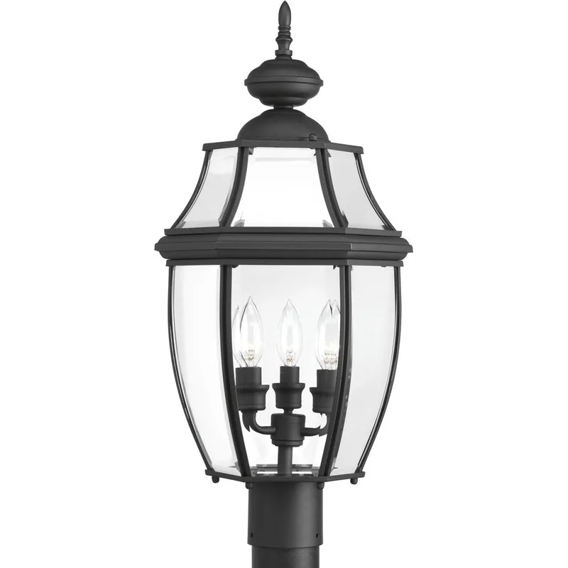 New Haven Collection Three-Light Post Lantern — Progress Lighting LED Lighting Controls  
