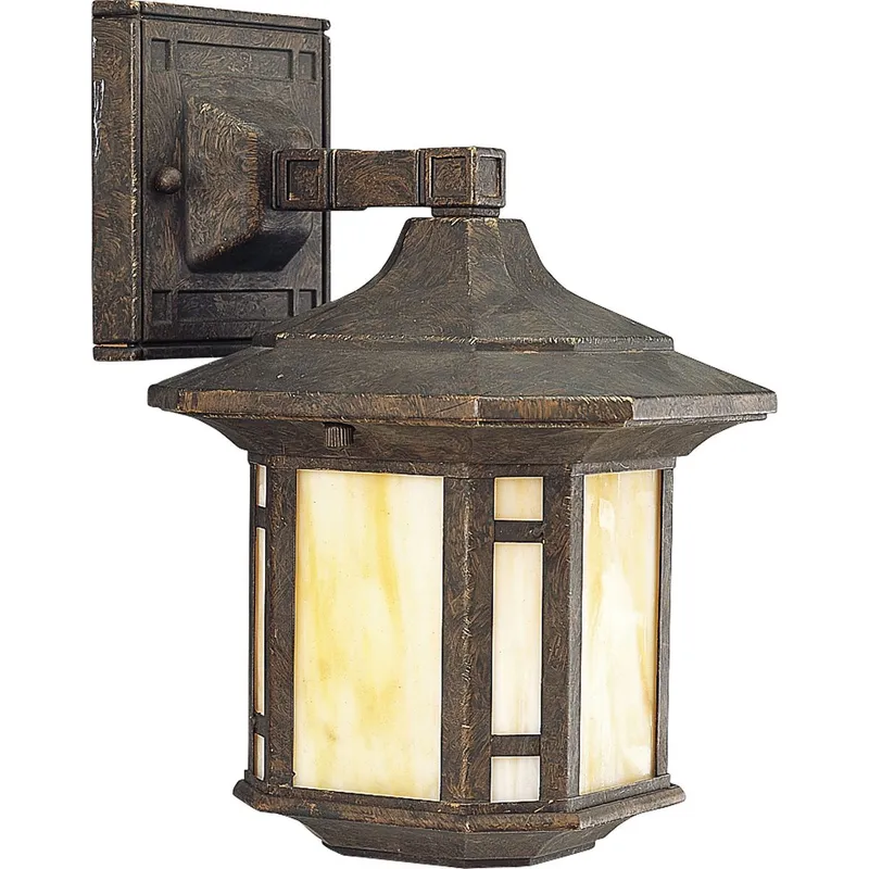 Arts Crafts Collection One-Light Small Wall Lantern — Progress Lighting LED Wall Lights  