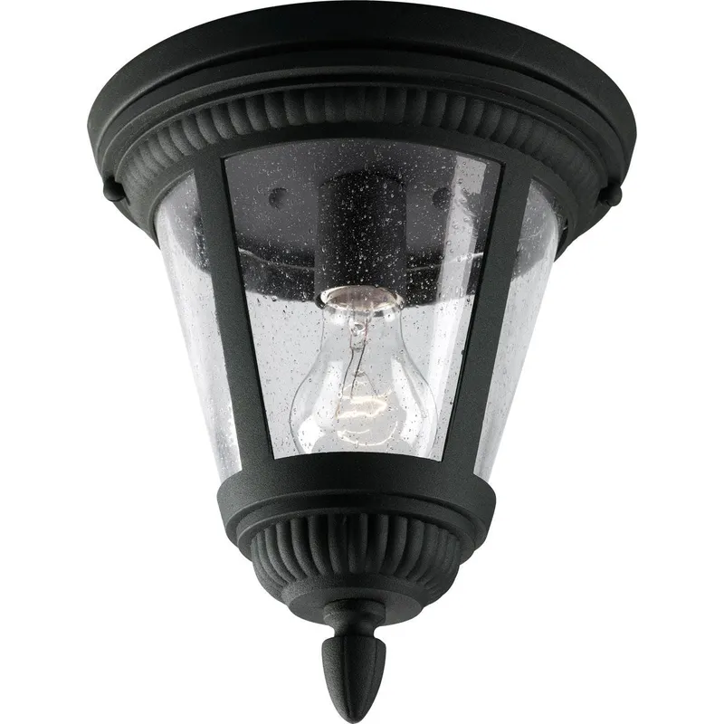 Westport Collection One-Light 9-1/8" Close-to-Ceiling — Progress Lighting LED Post Top Lights  