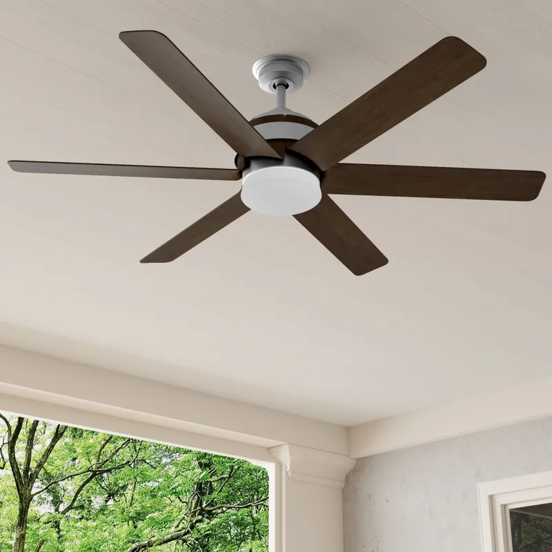 Kaysville Collection 6-Blade 56-Inch LED Ceiling Fan — Progress Lighting LED Lighting Controls  