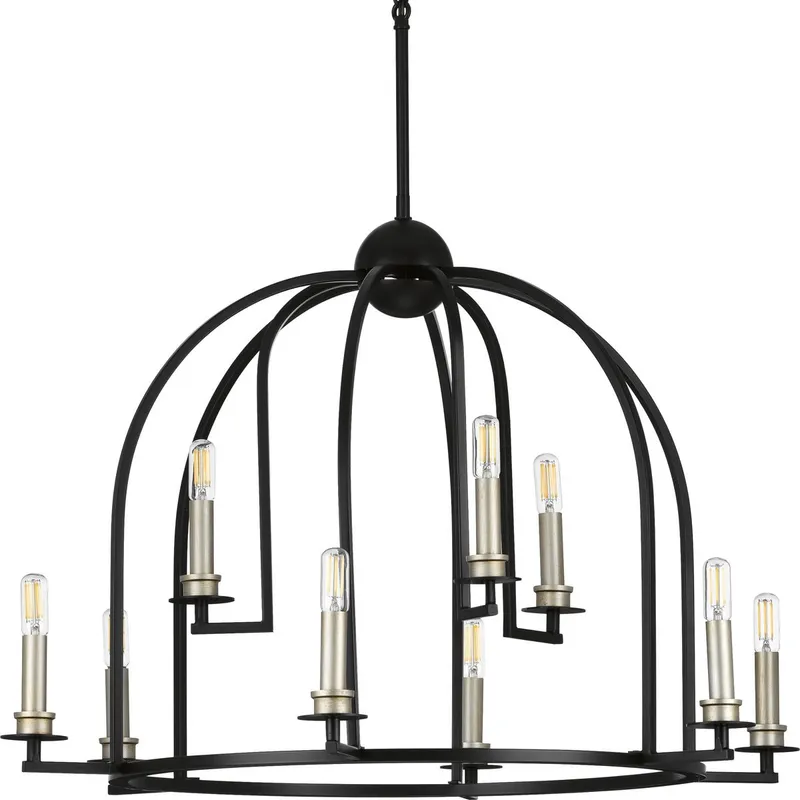 Seneca Collection Nine-Light Chandelier Light — Progress Lighting LED Landscape Lights  