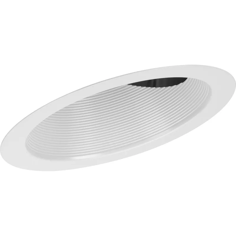 6" Recessed Sloped Ceiling Step Baffle Trim for 6" Housing (P605A Series) — Progress Lighting LED Downlights  