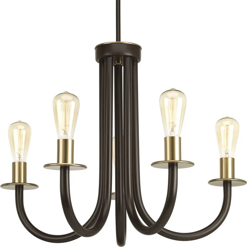 Swing Collection Five-light Chandelier — Progress Lighting LED Landscape Lights  