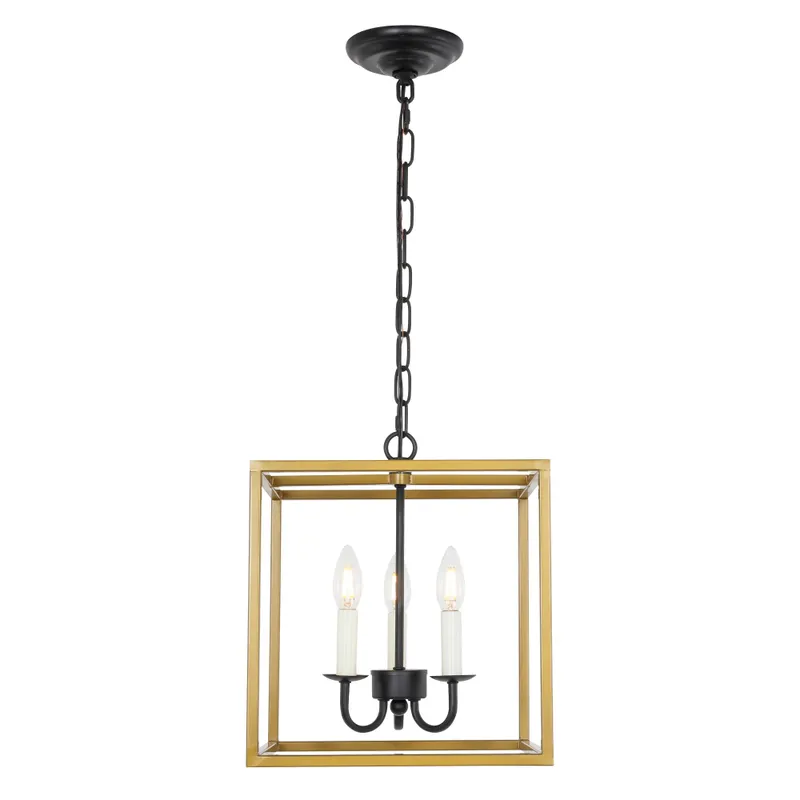 LD6105D12BRBK — Elegant Lighting LED Pendant Lights 120.0W 