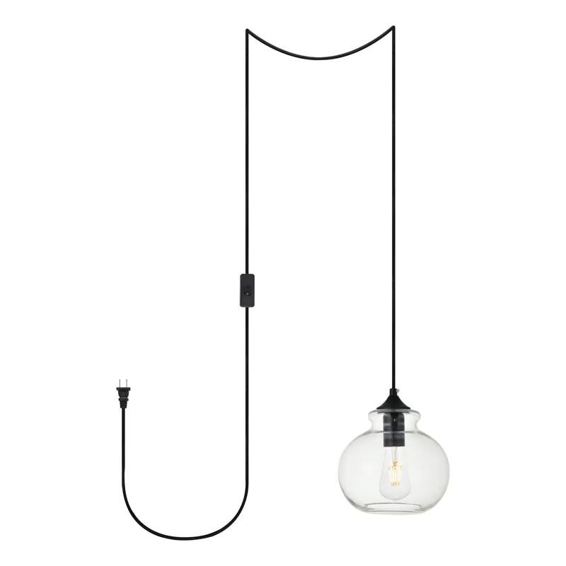 LDPG2245BK — Elegant Lighting LED Pendant Lights 40.0W 