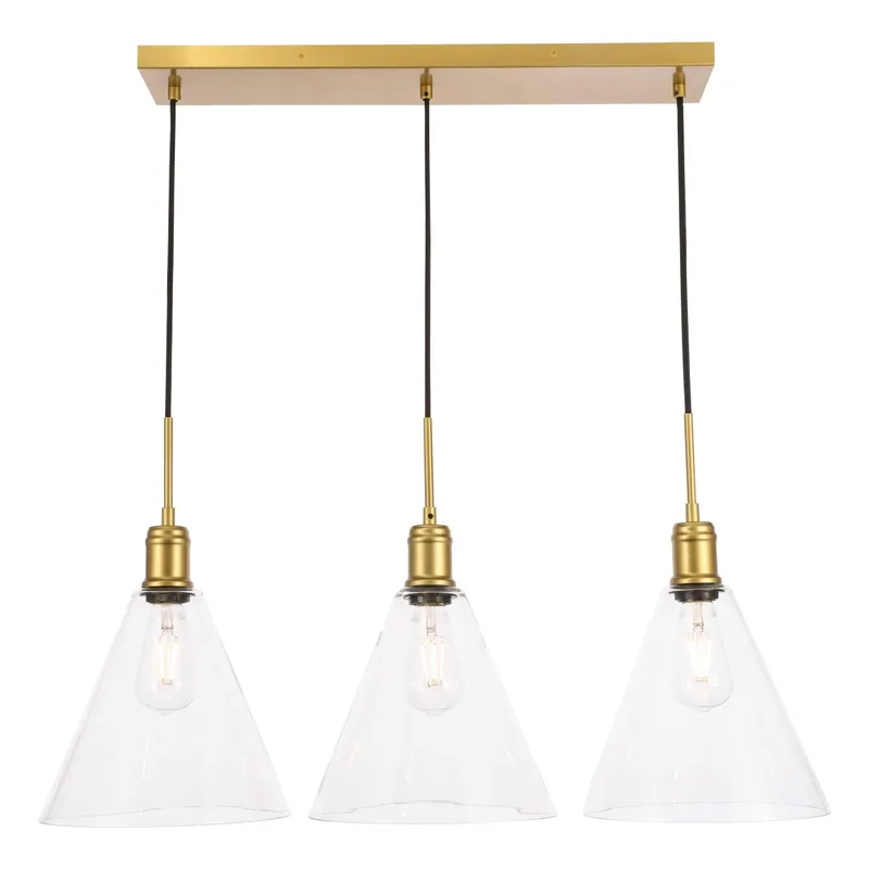 LD6233BR — Elegant Lighting LED Pendant Lights 120.0W 