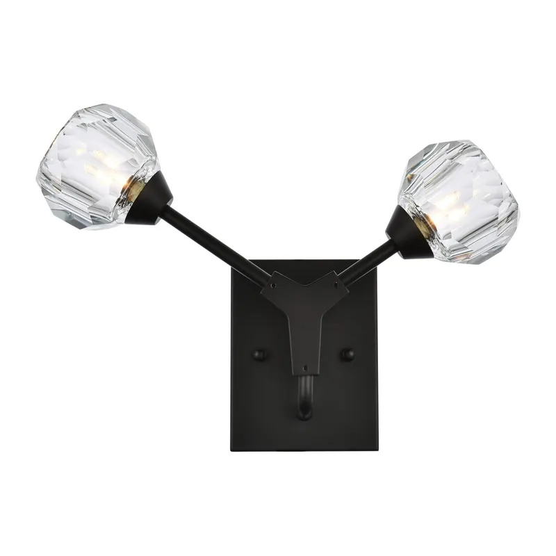 3508W15BK — Elegant Lighting LED Wall Lights 9.0W 