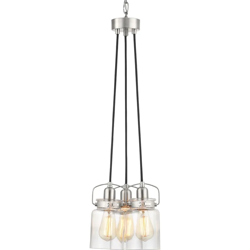 Calhoun Collection Three-Light Chandelier — Progress Lighting LED Landscape Lights  