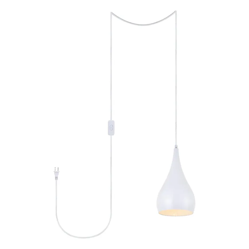 LDPG2001WH — Elegant Lighting LED Pendant Lights 40.0W 