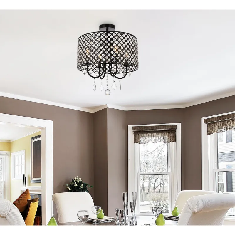 LD710F17BK — Elegant Lighting LED Ceiling Lights 160.0W 