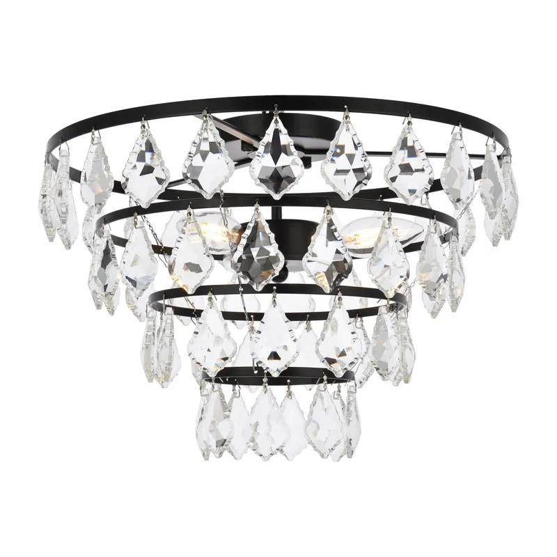 1101F16BK — Elegant Lighting LED Ceiling Lights 120.0W 
