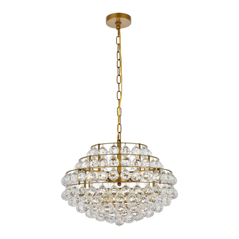 1106D20BR — Elegant Lighting LED Pendant Lights 200.0W 