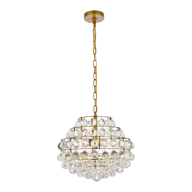 1106D16BR — Elegant Lighting LED Pendant Lights 120.0W 