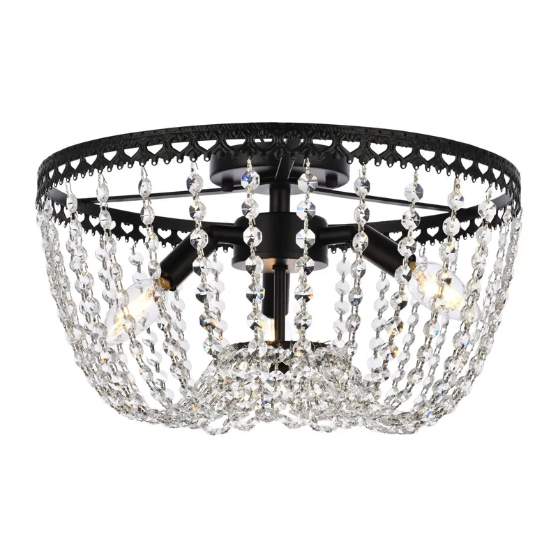 1112F16BK — Elegant Lighting LED Ceiling Lights 120.0W 