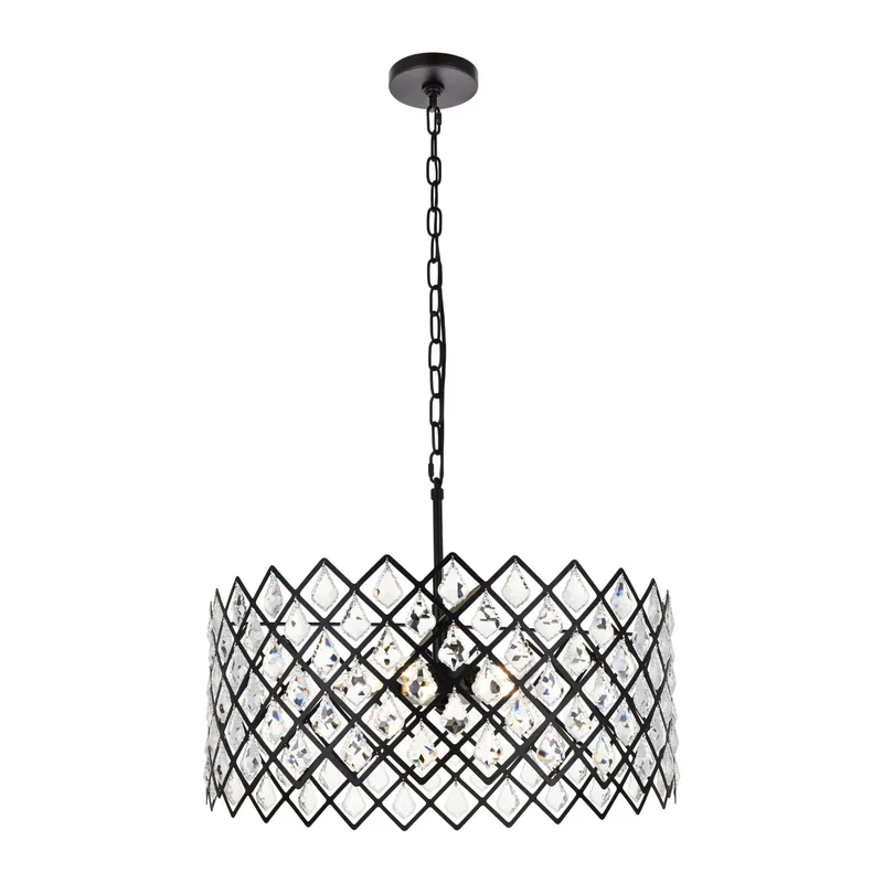 1111D21BK — Elegant Lighting LED Pendant Lights 200.0W 