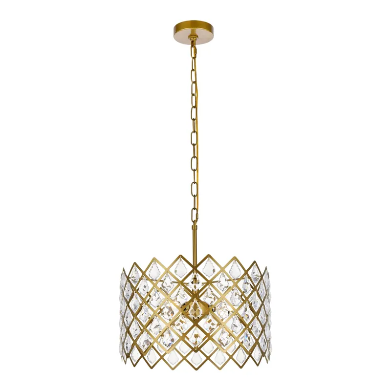 1111D16BR — Elegant Lighting LED Pendant Lights 120.0W 