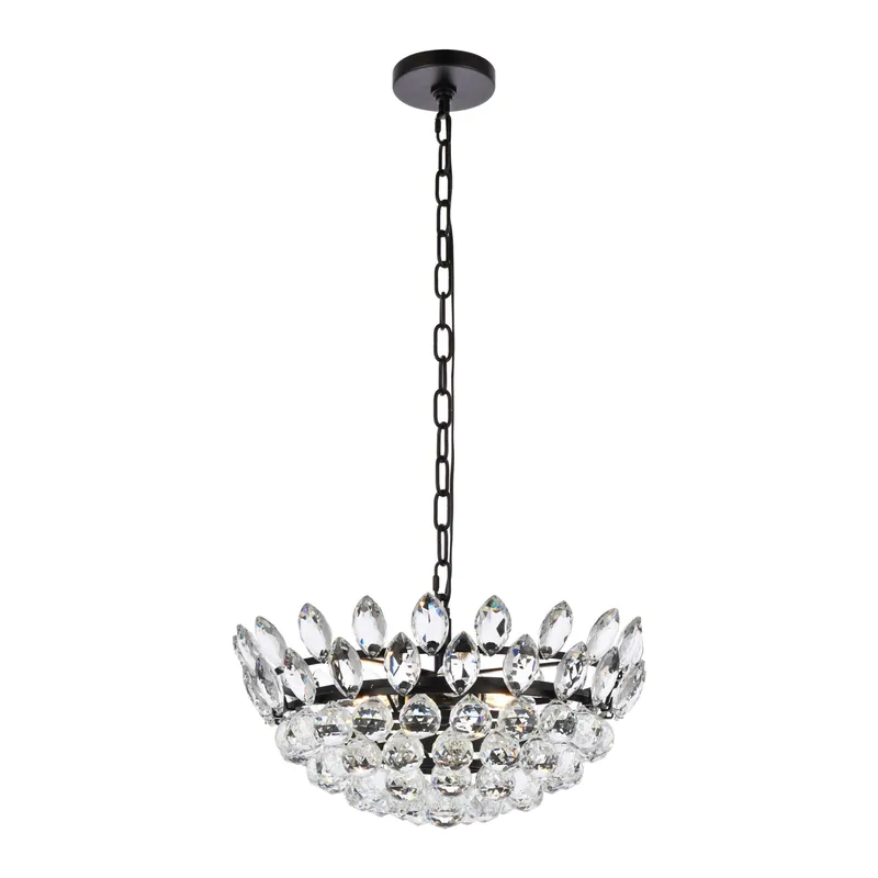 1104D18BK — Elegant Lighting LED Pendant Lights 200.0W 