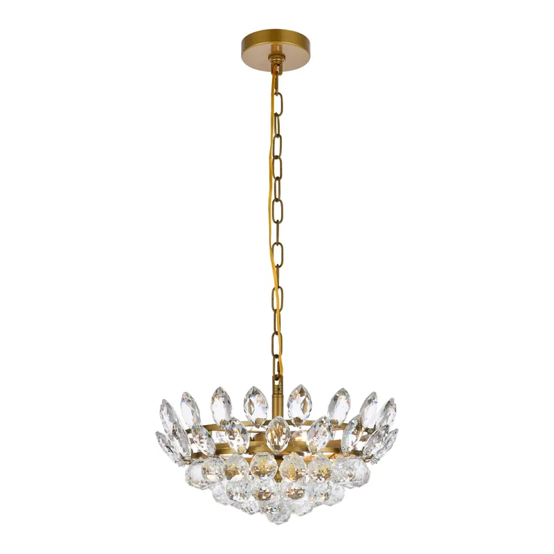 1104D16BR — Elegant Lighting LED Pendant Lights 120.0W 